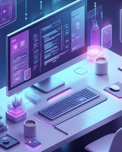 the_creative_nerd_Modern_digital_workspace_with_floating_screen_a9904bab-e63b-4351-bb5e-7d1c607cf4df